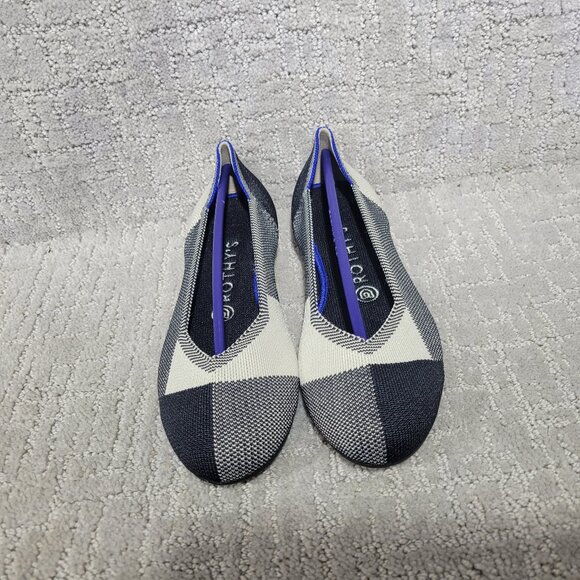 Rothy’s The Flat Cap Toe Black Slip On Round Toe Shoes Women's Size US 8, 9 - Picture 2 of 11